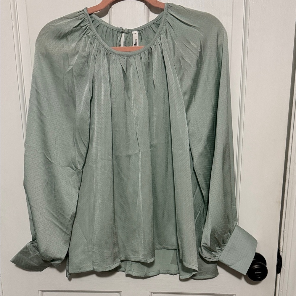 Glam Sage Green Women's Blouse